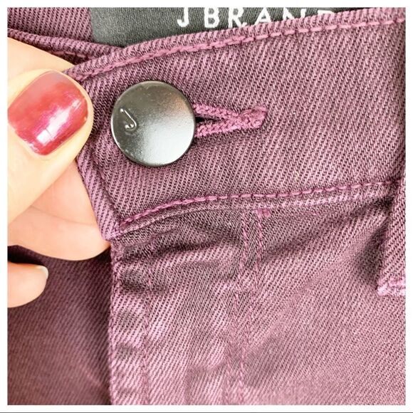 J Brand Super Skinny‎ Dark Plum Denim Jeans 26 - Picture 6 of 11
